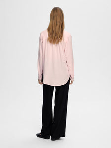 Selected Femme Mivia Textured blouse Cradle Pink