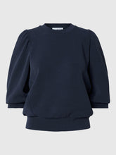 Load image into Gallery viewer, Selected Tenny Tencel puff sleeve sweatshirt Dark Sapphire - CW CW 
