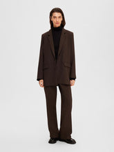 Load image into Gallery viewer, Selected Femme Frita relaxed Blazer Java Melange
