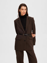 Load image into Gallery viewer, Selected Femme Frita relaxed Blazer Java Melange
