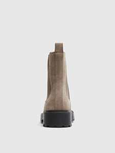 Selected Femme Vilma suede chelsea boot Greige