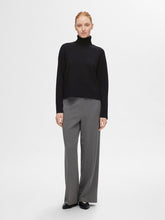 Load image into Gallery viewer, Selected Femme Kamma classic roll neck knit Black
