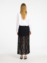 Load image into Gallery viewer, Selected Femme Mista Ankle lace skirt Black
