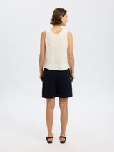 Load image into Gallery viewer, Selected Femme Linna sleeveless reversible organic linen top Ivory
