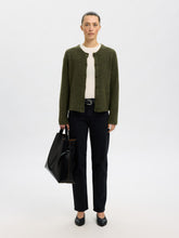 Load image into Gallery viewer, Selected Lulu LS knit cardigan Kalamata
