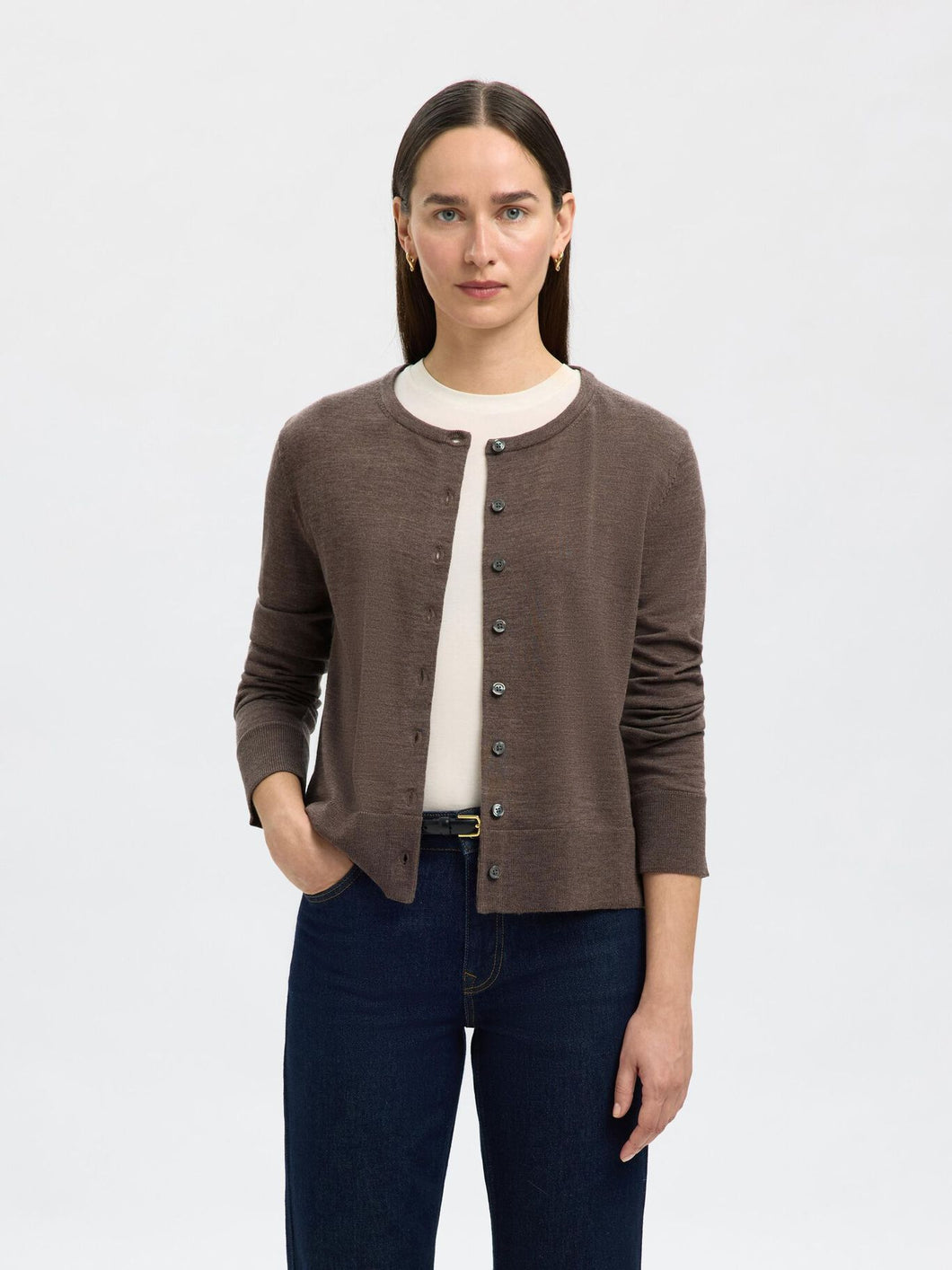 Selected Femme Theamerino wool cardigan Delicioso