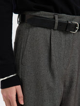 Load image into Gallery viewer, Selected Femme Alma barrel leg tailored trouser Black Multi
