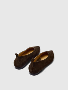 Selected Femme Whitney suede ballerina shoe Delicioso
