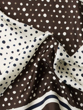 Load image into Gallery viewer, Selected Sara silk scarf Delicioso Print
