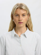Load image into Gallery viewer, Selected Femme romie striped shirt Advacado Oil
