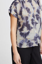 Load image into Gallery viewer, Ichi Emmeretta Tie dye shirt Mixed Blues
