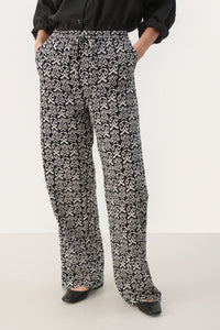 Part Two Gabrella print trouser Black Small Graphic