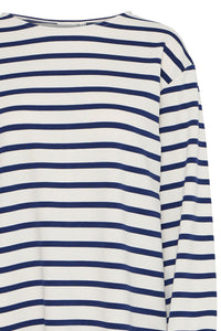 Ichi Tira striped bow detail dress Birch