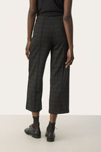 Load image into Gallery viewer, Part Two llisan tricot cropped trouser Grey Check
