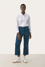 Load image into Gallery viewer, Part Two Mishas corduroy ankle length trouser Key Largo
