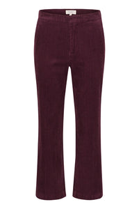 Part two Mishas corduroy ankle length trousers Roisin