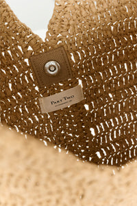 Part Two Rimasa woven shoulder bag Natural Raw