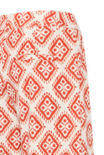 Load image into Gallery viewer, Ichi Kate print jersey trouser Fire Whirl Ikat
