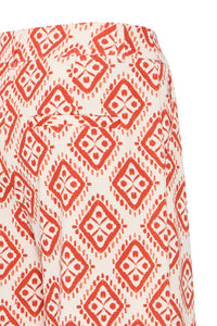 Ichi Kate print jersey trouser Fire Whirl Ikat