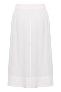 Part Two Rehana linen skirt Bright White
