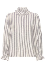 Load image into Gallery viewer, Ichi Lonizo jacquard shirt Graphic Stripe
