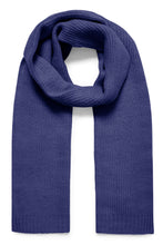 Load image into Gallery viewer, Ichi Aivo rib knit scarf Patriot Blue
