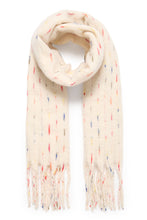 Load image into Gallery viewer, Ichi Laere multi colour nepp cosy scarf Almond Milk
