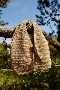 Part Two Rimasa woven shoulder bag Natural Raw