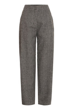 Load image into Gallery viewer, Ichi Gozivo Puppy Tooth barrel leg tailored trouser Small Check
