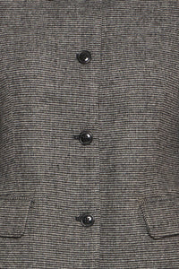 Ichi Gozivo short puppy tooth fitted jacket Small Check