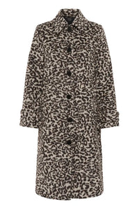 Part Two Suzy tailored coat Leopard