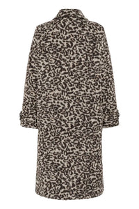 Part Two Suzy tailored coat Leopard