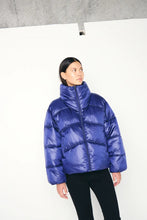 Load image into Gallery viewer, Ichi Cella padded high neck jacket Patriot Blue
