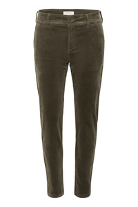 Part Two Soffys baby cord trouser Tarmac