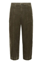 Load image into Gallery viewer, Part Two Netta cropped cord trouser Tarmac
