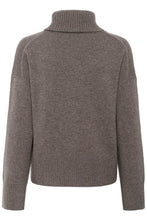 Load image into Gallery viewer, Part Two Corina wool roll neck jumper Falcon Melange
