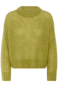 Part Two Sille mohair jumper Green Olive