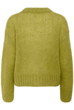 Load image into Gallery viewer, Part Two Sille mohair jumper Green Olive
