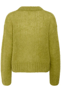 Part Two Sille mohair jumper Green Olive