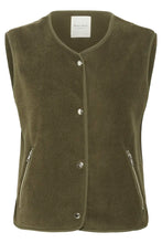 Load image into Gallery viewer, Part Two Signy fleece gilet Tarmac
