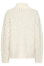 Load image into Gallery viewer, Ichi Kamara jacquard pin spot jumper cloud Dancer
