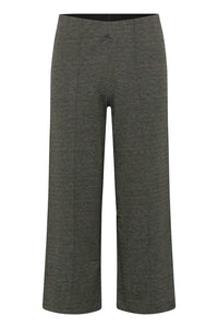 Part Two llisan tricot cropped trouser Grey Check