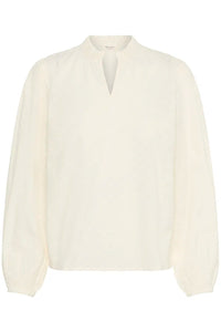 Part Two Eimy broderie anglaise blouse Eggnog