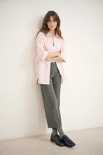 Load image into Gallery viewer, Part Two Llisan tricot cropped trouser Salt &amp; Pepper
