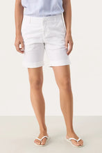 Load image into Gallery viewer, Part Two Hanijan chino cotton shorts Bright White - CW CW 
