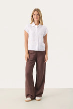 Load image into Gallery viewer, Part Two Ritte Pure Linen shirt Bright White
