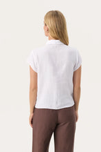 Load image into Gallery viewer, Part Two Ritte Pure Linen shirt Bright White
