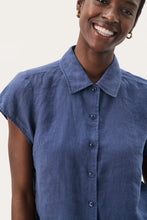 Load image into Gallery viewer, Part Two Ritte pure linen shirt Oceana
