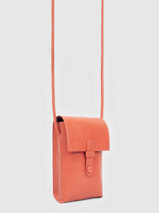 Nice things Eco faux leather phone bag Orange