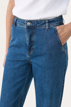 Load image into Gallery viewer, Part Two Barba wide leg jean Medium Dark Blue
